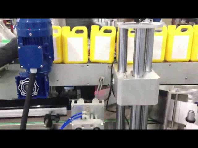 Machine d'étiquetage de bouteilles de liquide de nettoyage automatique