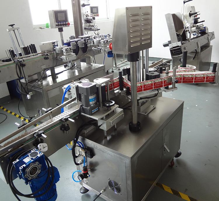 Machine d'étiquetage de bouteilles rondes en plastique automatique de haute qualité